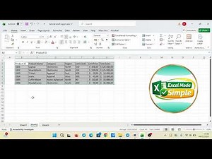 How to Create a Table in Excel for Beginners (Step-by-Step)_Manual Method