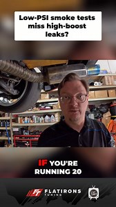 38K views · 537 reactions | We got a great question about using higher PSI to smoke test your car. Is that a good idea? Is it really better? Here is a short video going into the problem with this, and for all the information, be sure to check out the full video here: https://youtu.be/BfGjmkMDhj8?si=I0BECg8ZvWQsrH5s Thanks for watching and Stay Tuned! | Flatirons Tuning | Facebook