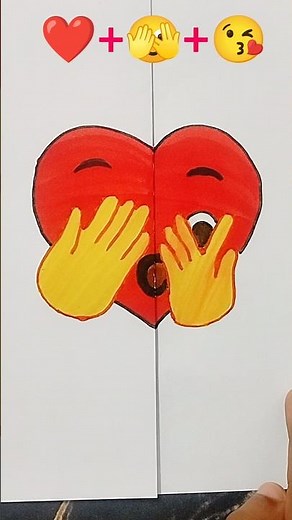 Creative Emoji Art | Turning Emojis into Beautiful Drawings#art #emoji