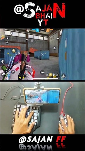 Pc❌mini mobile setup ✅Free Fire Gaming Keyboard|⌨️🖱📱Mix Pro Geek Gamer #freefire #mixpro #geekgamer