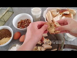 BREAD PUDDING / BROODPUDDING/ASMR