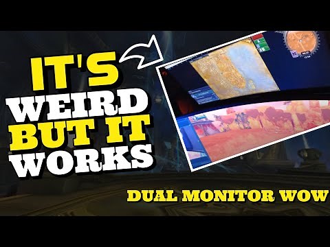 Play WoW on 2 Monitors - Clean UI by having it on a second screen??