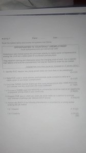 Activity 7Class: Date: Read the extrect below and answer th... | Filo