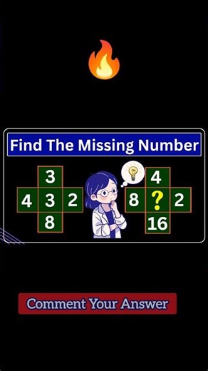Find the Missing Number ❓ | Maths Puzzle/Missing Number Challenge/Figure Reasoning #reasoning #short