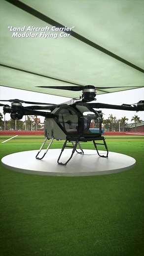 "Land Aircraft Carrier" has arrived! Get ready to fly into the future!... | flying car