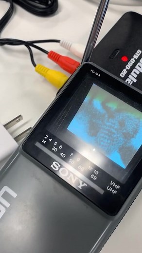 Restoring and Testing a Sony Watchman 1982 Portable TV