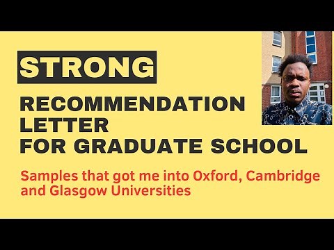 Elements of a Strong Recommendation Letter for Graduate School Application (Tips and Insights)