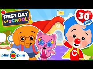 🎒Back to School 🚌 Learn & Play Songs for Kids 🛝 Nursery Rhymes by Plim Plim - The Kindness Hero