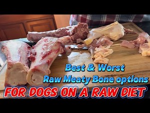 Raw Dog Food: Best & Worst Raw Meaty Bone Options for a Balanced Diet!