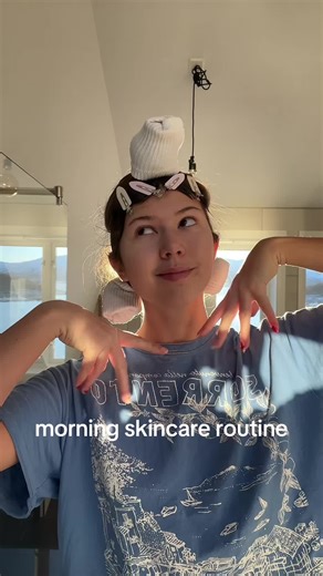 Good morning! ☀️ Here’s my current morning skin care routine and my honest thoughts on the products I use
