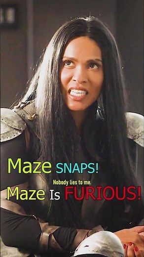 Maze Snaps on Amenadiel After Being Lied To 😡🔥Amenadiel vs Maze #shorts #edit #lucifer