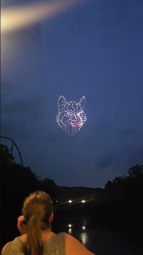 The Busch Gardens Williamsburg drone show is incredible. SNEAK PEEK