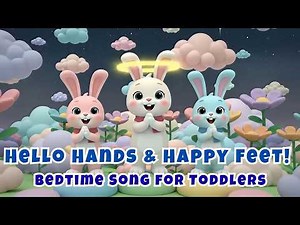 Hello Hands & Happy Feet! 🐰🐼 5-Min Toddler Song | Clap, Stomp & Wiggle Dance (Ages 1–4)