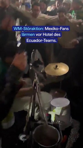 Fiese Party: Mexikaner liessen Ecuador-Team nicht schlafen 🫩🔊 #20min #news #mexiko #worldcup #ecuador