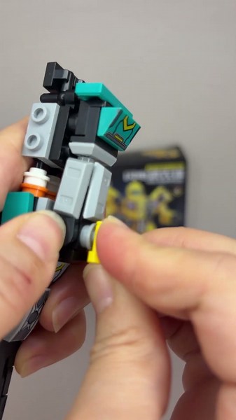 How to Build a LEGO Mini Transformer Mech) #lego #legotransformers #legomech #buildingblocks