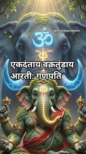 एकदंताय वक्रतुंडाय - ekadantaya vakratundaya: Mantra #ekadantaya #vakratundaya #mantra #ganpati