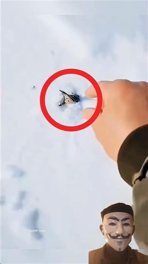 Man Gave CPR to a Frozen Bird and Brought It Back to Life #shortsvideo