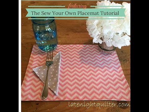 Make a Double-Sided Placemat the Easy Way!