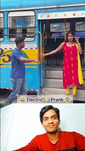 Electric Current Prank 😅| #funny #prank