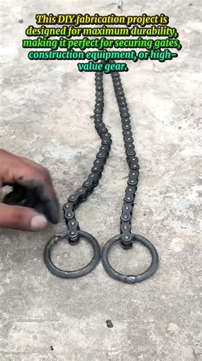 Unbreakable DIY Chain Lock! ⛓️🔒 Heavy-Duty Security Hack #engineering #lifehacks #shortsfeed