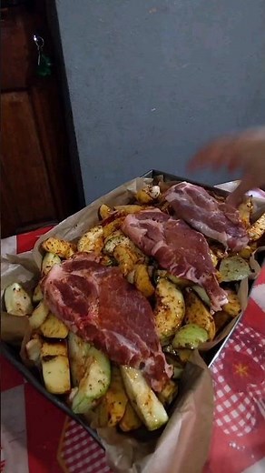 legume cu carne de porc 🐷 la cuptor