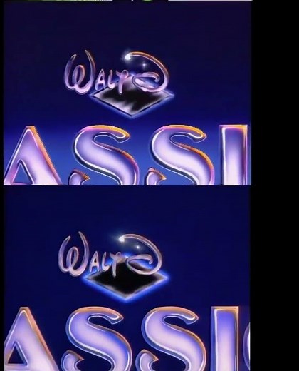 Walt Disney Classics Logo Comparison 1988/1989