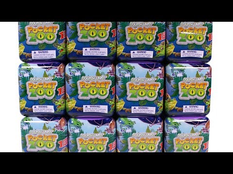 Squish Ums Pocket Zoo Blind Boxes Unboxing Review