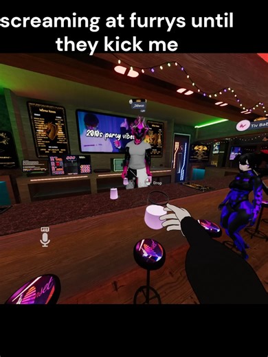 Drinks and Shenanigans in VRChat