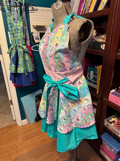 Easter Retro Apron - Etsy