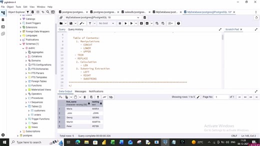 🚀 Mastering String Functions in PostgreSQLWorking with text data is a daily task for analysts, developers, and data engineers. PostgreSQL offers a powerful set of string functions that make text… | jitesh sharma
