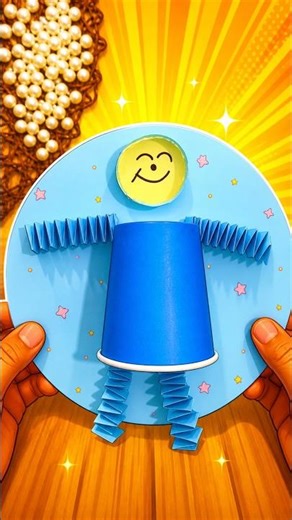 Spaceman Craft idea With Paper Cup | Paper Cup Craft idea for kids #viralshort #shorts #craft #viral
