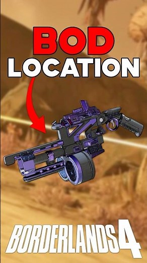 BOD LEGENDARY SHOTGUN LOCATION BORDERLANDS 4