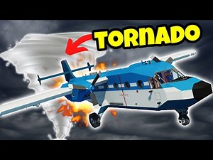 Chasing a TORNADO in a PLANE?! Stormworks