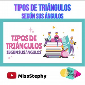 4.2K views · 80 reactions |  Tipos de TRIÁNGULOS  | Clasificación por sus ÁNGULOS  Aprende cuáles son los tipos de triángulos cuando son clasificados por sus ángulos, agudos, rectos u obtusos. | Miss Stephy | Facebook