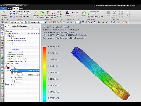 NX 9 Tutorial 3 (Basic FEA)