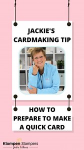 1.3K views · 110 reactions | If you make a lot of cards using dark colored cardstock - this is a tip for you! Take a few mintues and cut yourself a stock pile of 5 1/4" X 4" Basic White pieces. Next card you create you'll save time by having this ready to glue inside! | Stampin' With Jackie / Klompen Stampers | Facebook