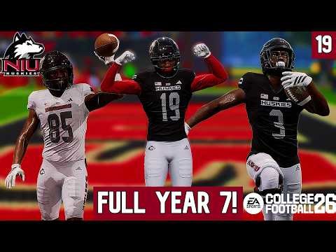 NIU Gets One FINAL Run to Capture a National Championship! | College Football 26 Dynasty Mode