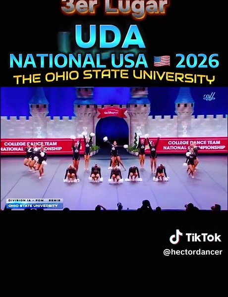 Ohio State University Dance Team at UDA Nationals 2026