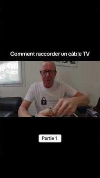 How to connect a TV cable
