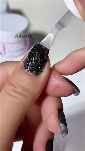 Black & Silver Color & Super Shine Ombré & French ✨💅