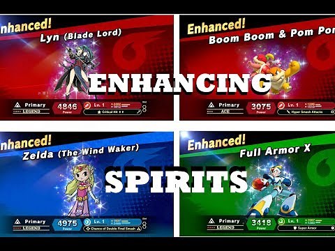 Leveling Up/Enhancing 35 + Spirits | Smash Bros Ultimate