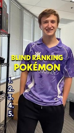Blind ranking Pokémon! 🫣 #evilgeniuses #pokemon