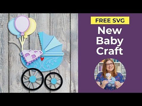 Free SVG for New Baby Crafts 👶 Cute New Baby Cricut Project
