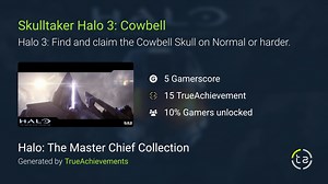 Skulltaker Halo 3: Cowbell achievement in Halo MCC