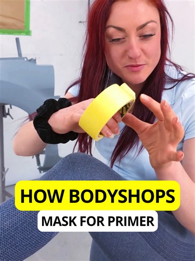 There’s nothing worse than creating MORE work for yourself 🙈 When prepping a car for paint, how you mask before applying primer can make a massive difference later. Here’s the masking technique I use during car bodywork repairs to avoid nasty hard primer edges.