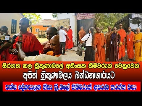 පක්ෂ දේශපාලන නිසා ඒ ගොඩට දාලා ත්‍රි.මලේ හිමිවරුත් අසරණ කරන්න එපා