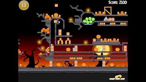 Angry Birds Seasons Trick or Treat Golden Egg 3 Walkthrough