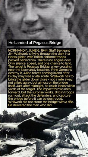 He Landed at Pegasus Bridge