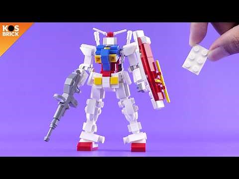 Lego RX-78-2 Gundam / ガンダム Mini Mech part 8 (Tutorial)