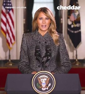 Melania Trump reflected on her time as First Lady in her farewell address. | cheddar news